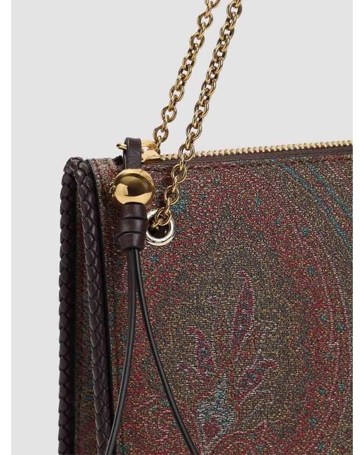 Etro Brown Crossbody Clutch Arnica Bag