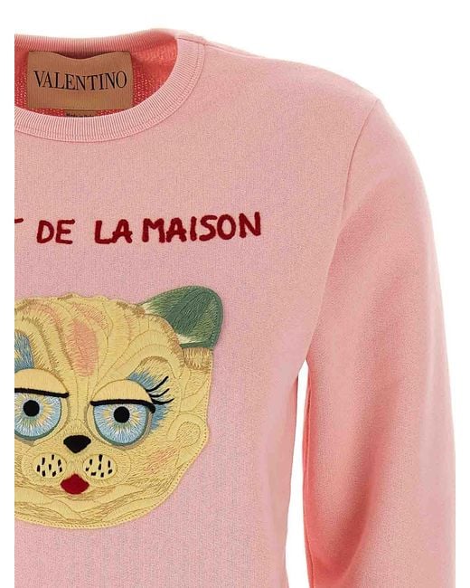 Valentino Garavani Pink Sweatshirt