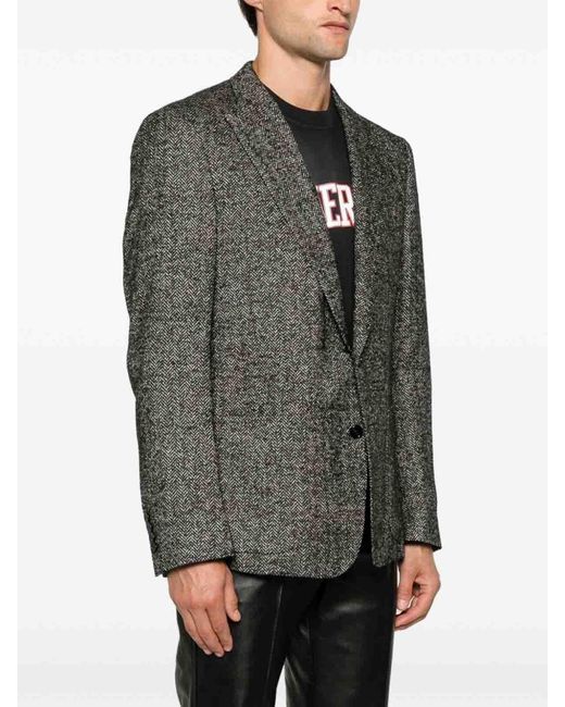 Dolce & Gabbana Gray Casual Jacket for men