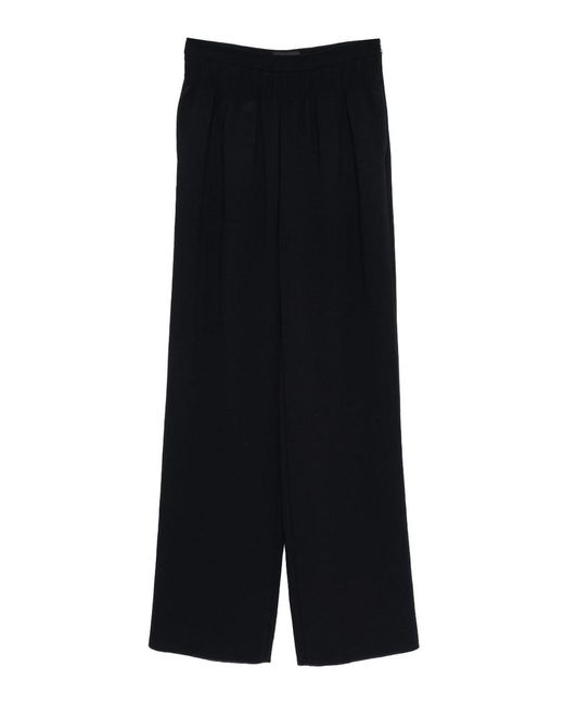 Emporio Armani Black Elasticated Trousers