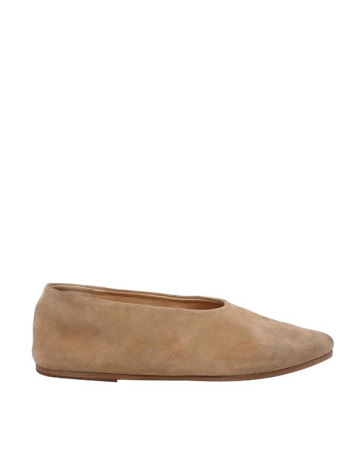 Marsèll Brown Hazelnut Coltellaccio Flats