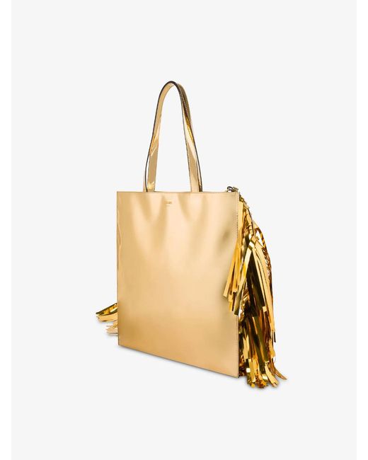 Moschino Metallic Shopping Smile Holiday