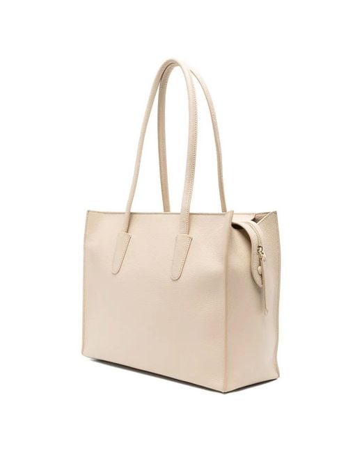 Coccinelle Natural Handbag Grained Sandshell Sandshell