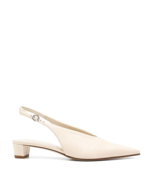 Aeyde Natural Oti Nappa Leather Creamy