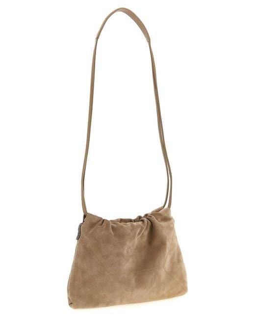 Brunello Cucinelli White Bc Duo Pouch