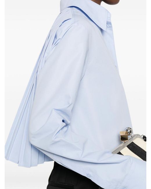 Sportmax White Cotton Blend Shirt