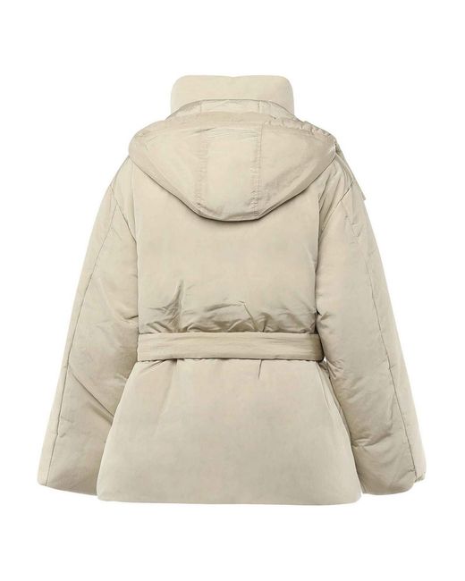 Acne Natural Hooded Puffer Jacket