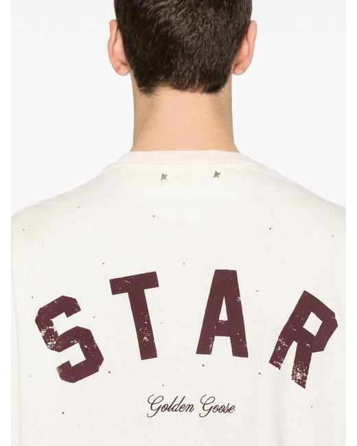 Golden Goose Deluxe Brand White Cotton T-Shirt