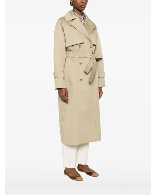 Patrizia Pepe Natural Cotton Trench Coat
