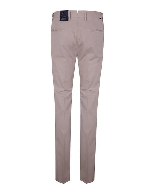 Incotex Gray Slim Fit Trousers for men