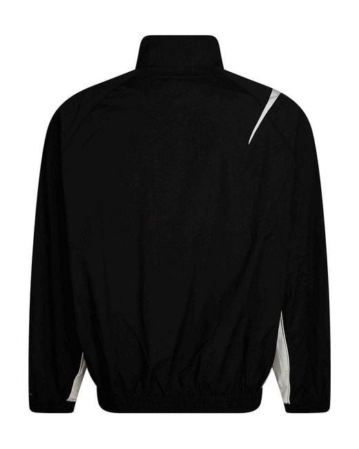 Represent Black Woven Track Star Jacket for men