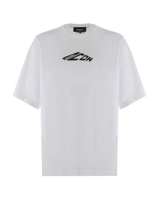 DSquared² White T-Shirt Icon