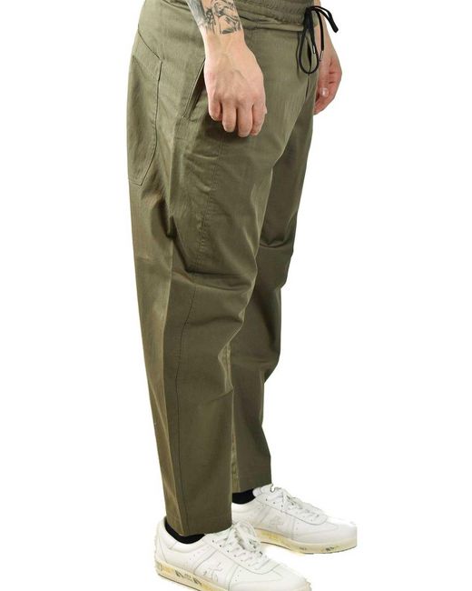 Isabel Benenato Green Trousers for men