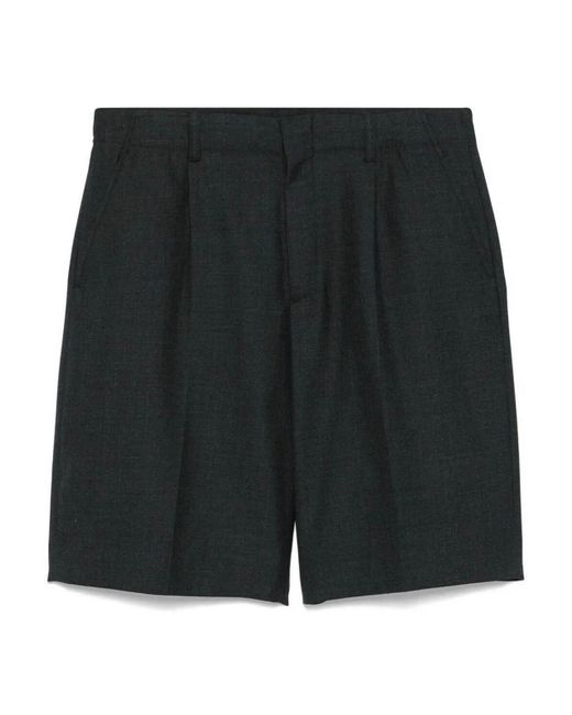 Our Legacy Black Borrowed Shorts for men