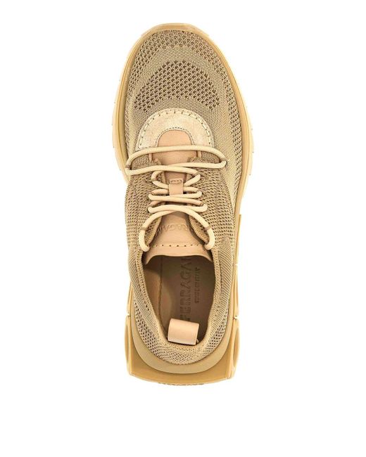 Ferragamo Natural Running Sneaker