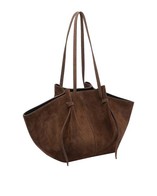 Yuzefi Brown Large Mochi Shoulder Bag