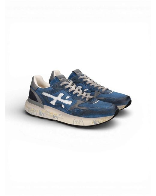 Premiata Blue Sneakers for men