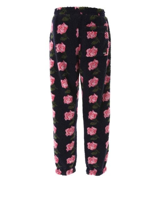 MSGM Blue Print Trouser for men