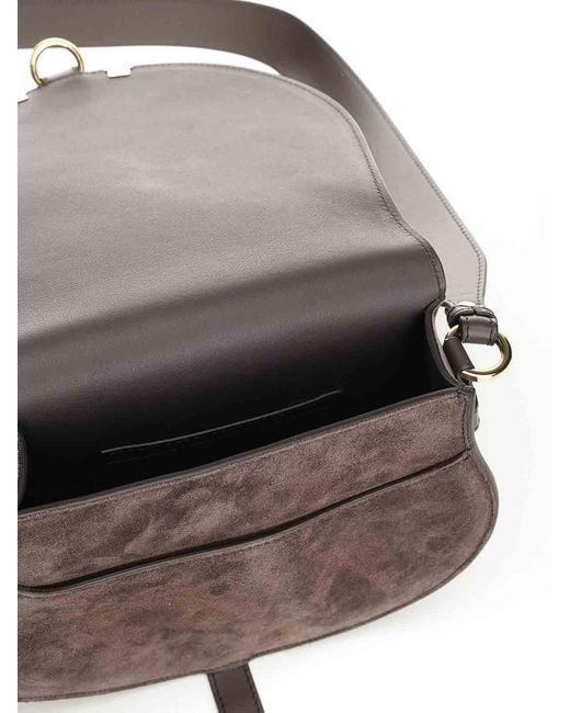 Chloé Brown Saddle Marcie Bag
