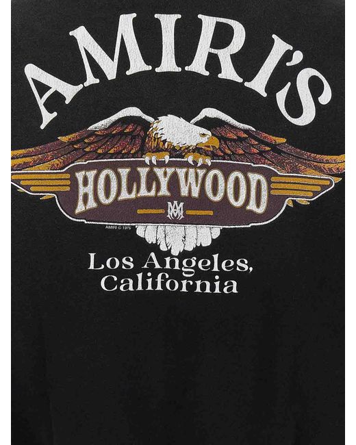 Amiri Black Ma Flames Hoodie for men