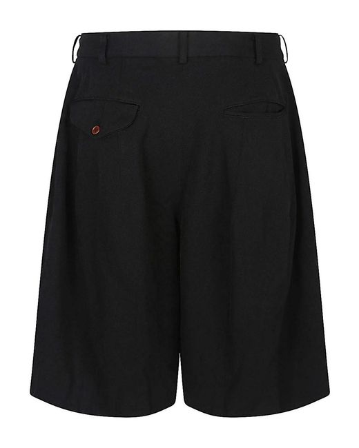 Comme des Garçons Black Bermuda Shorts for men