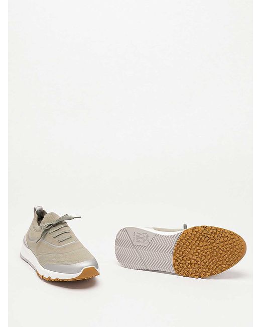 Brunello Cucinelli White Sneakers for men