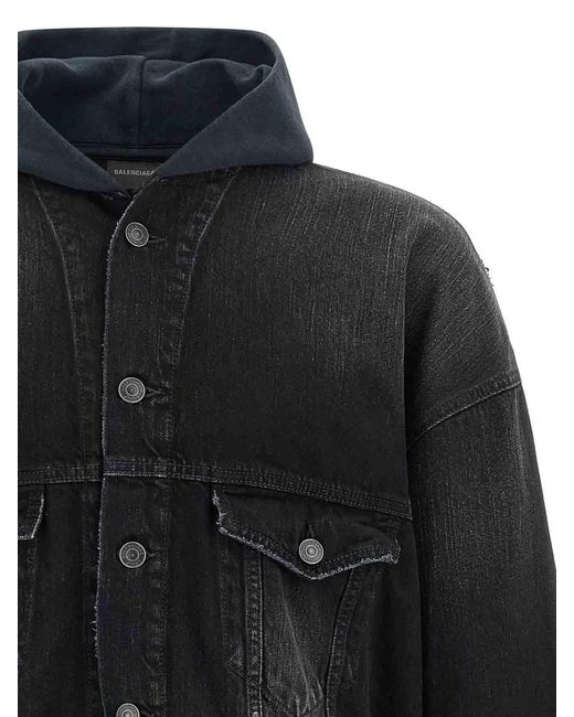 Balenciaga Black 'Hybrid' Jacket for men