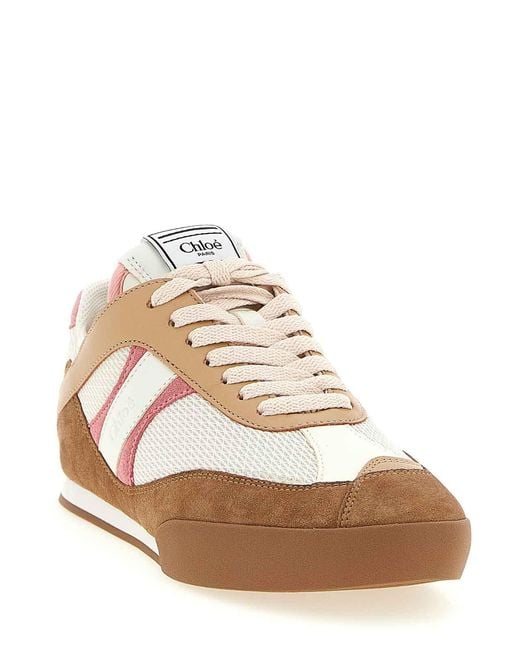 Chloé Pink Kick Sneakers