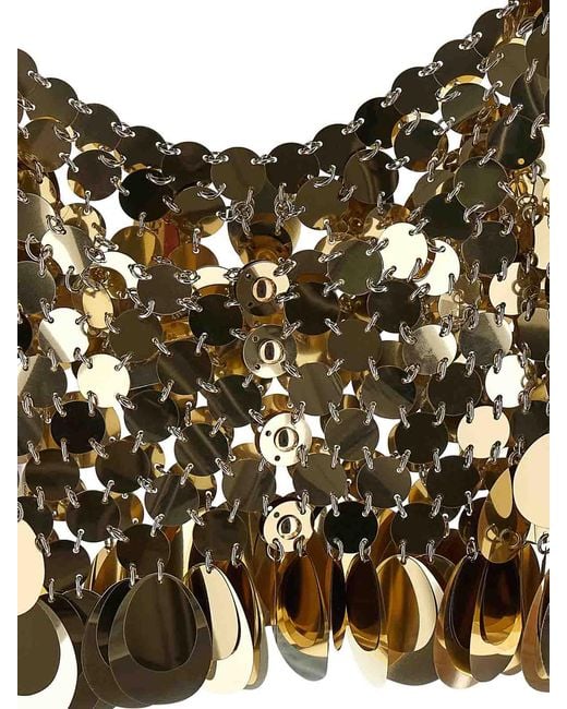 Rabanne Metallic Haut Top