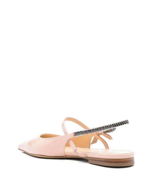Mach & Mach Pink Crystal Cube Slingback