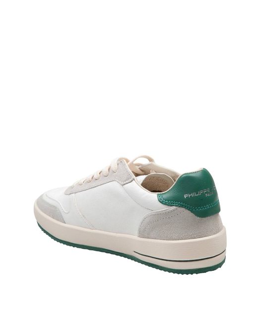 Philippe Model White Nice Low Sneakers for men