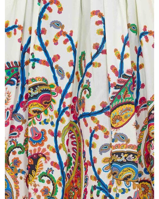 Etro White Skirt