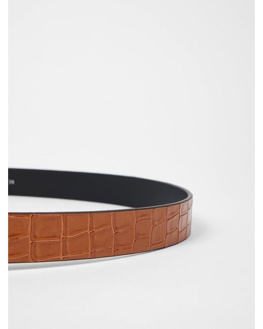 Paul Smith White Coconut Belt for men