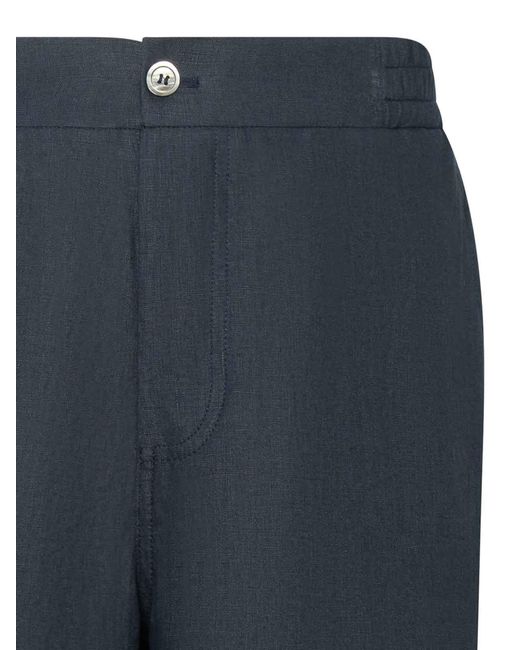 Franzese Collection Blue Midnight Bermuda Shorts for men