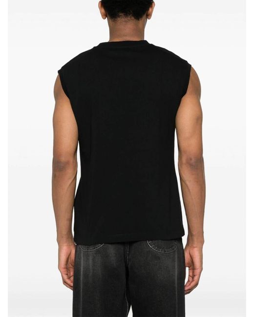 Off-White c/o Virgil Abloh Black Soft Sleeveless T-shirt for men