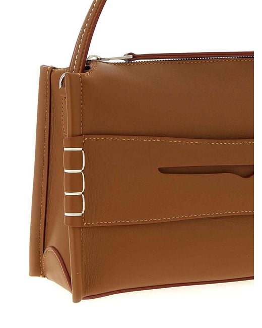 J.W. Anderson Brown Loafer Bag