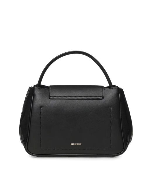Coccinelle Black Handbag Smooth Leath/Suede Leath Noir/Noir