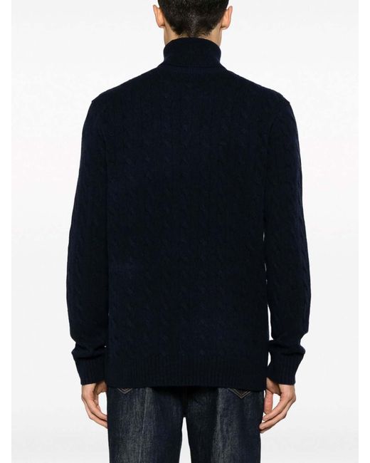 Polo Ralph Lauren Blue Crew Neck Jumper for men