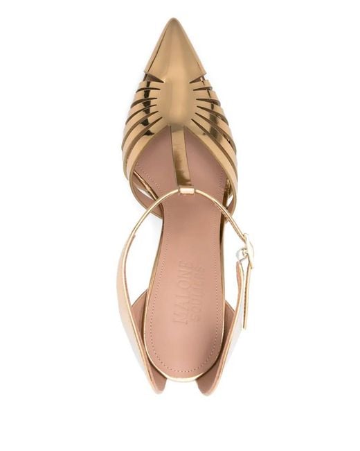 Malone Souliers Metallic Jennifer 90 Sandals