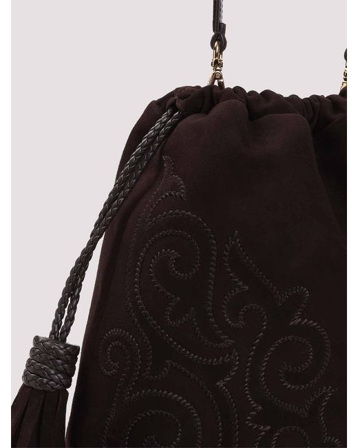 Etro Black Kalispera Medium Bag