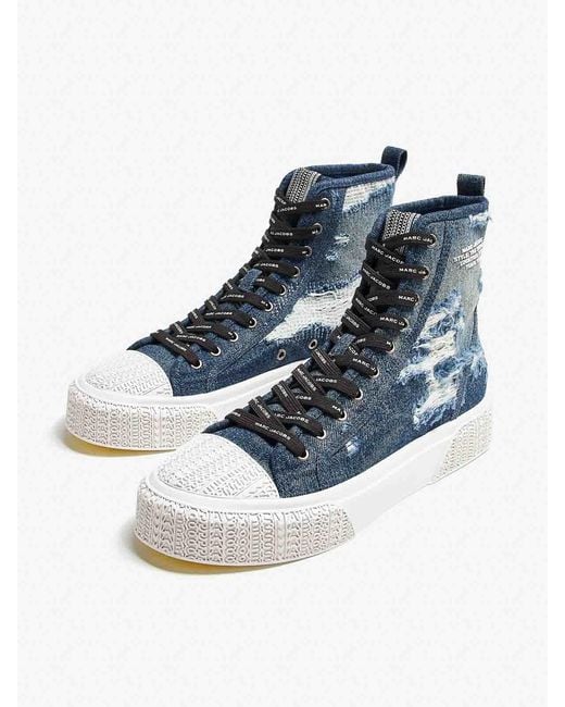 Marc Jacobs Blue The High Top Sneakers