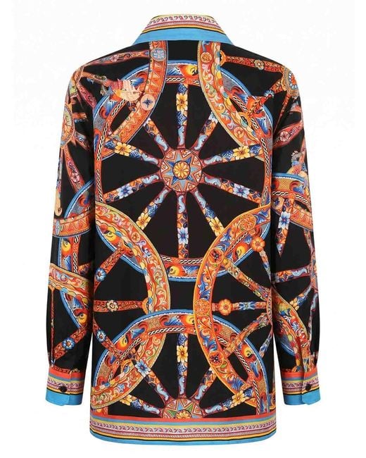 Dolce & Gabbana Black Printed Shirt