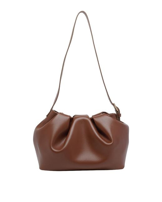 THEMOIRÈ Brown Friar Athena Bucket Crossbody Bag