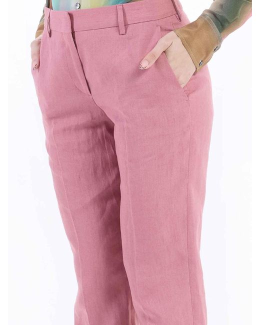 Paul Smith Red Classic Lino Trousers