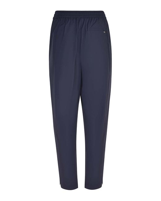 Herno Blue Trousers Made Of Nylon