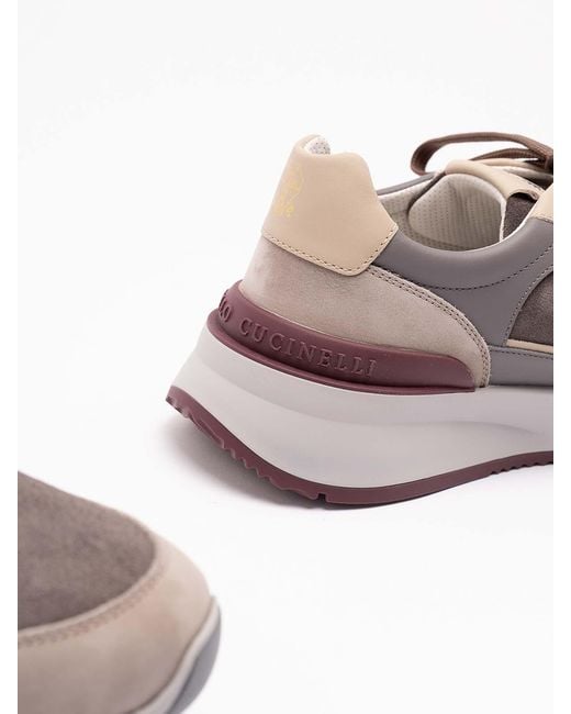 Brunello Cucinelli Brown Sneakers for men