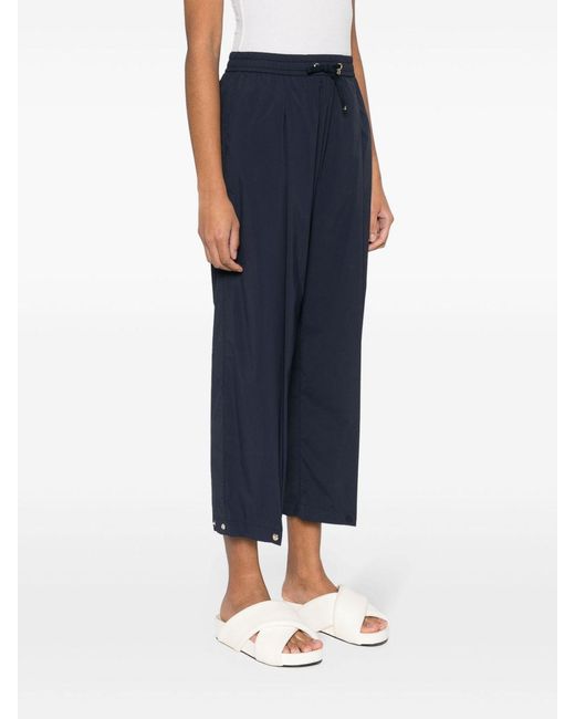 Herno Blue Lightweight Technical Fabric Trousers