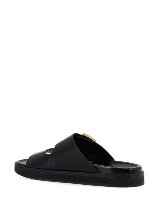 Givenchy Black Slides 4G Liquid Dad