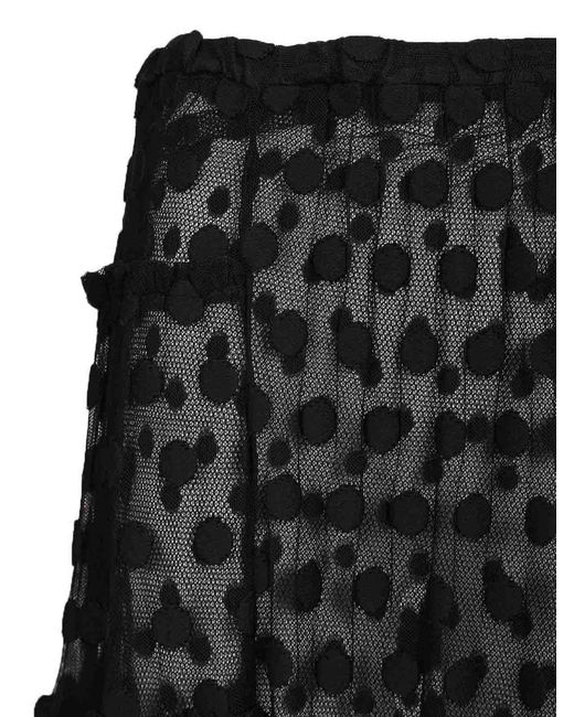 Dries Van Noten Black Sunia Long Skirt