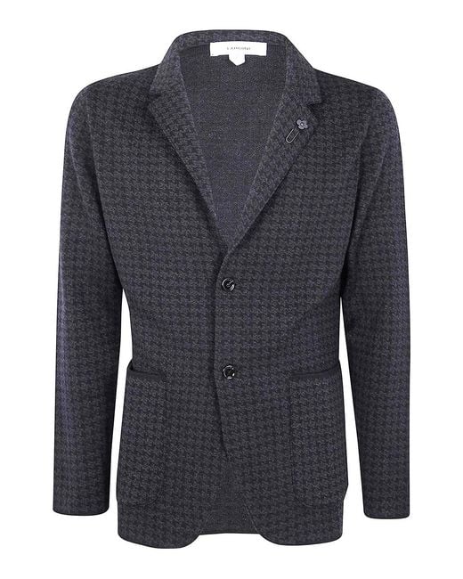 Lardini Blue Jacket for men